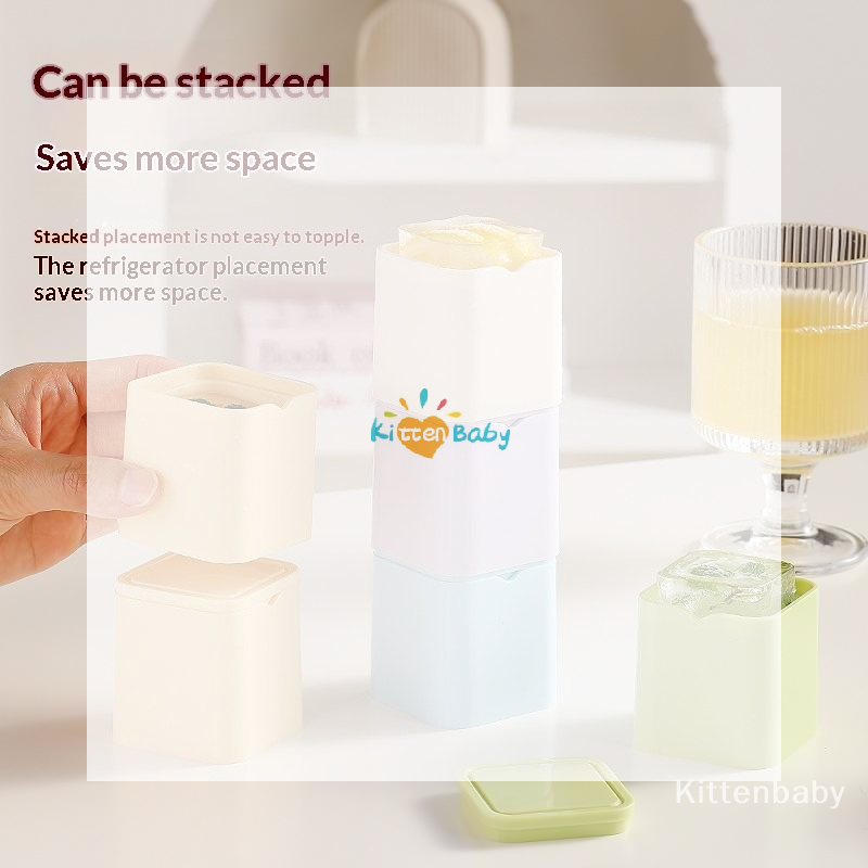 Baby Food Homemade - 4 Grids Baby Food Storage Containers