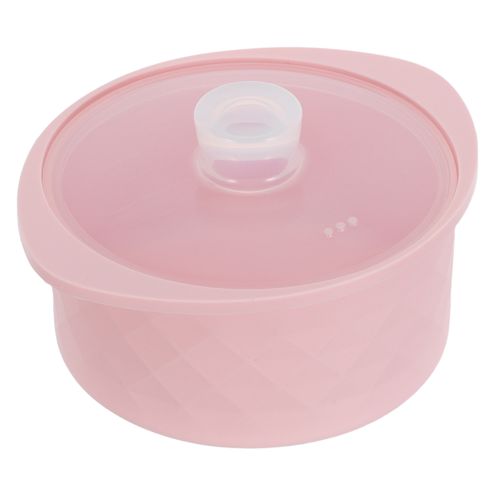 Baby Food Steamer Baby Safe - Silicone Microwave Steamer Bowl Pot Pink