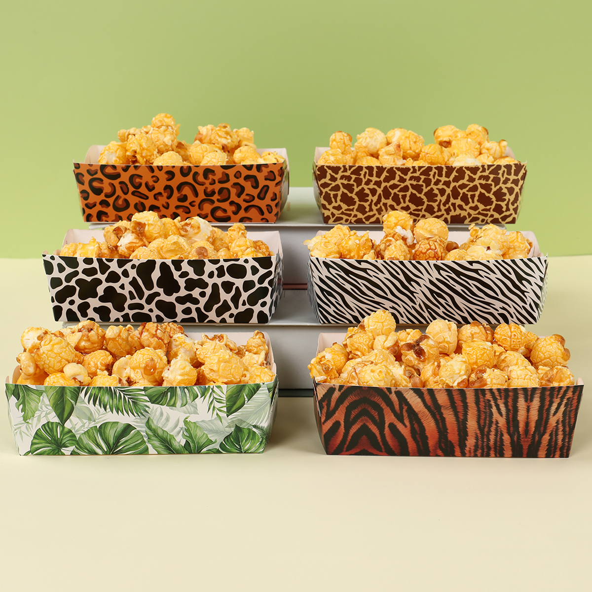 Baby Food Tray - Jungle Animal Mini Snack Trays Leopard