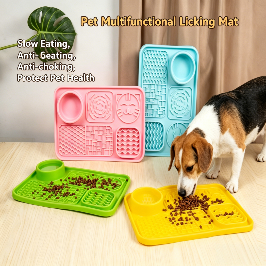 Silicone Suction Bowl - Pet Licking Mat, Cat and Dog
