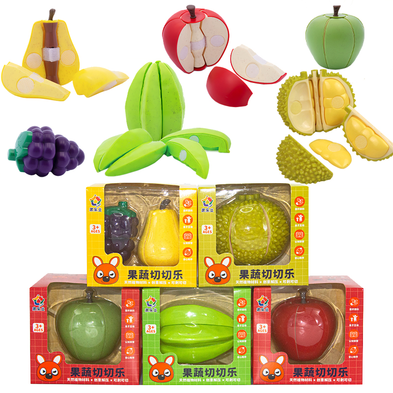 Baby Food Quantity - Kid Cutting Fruit Kitchen Toy Pretend
