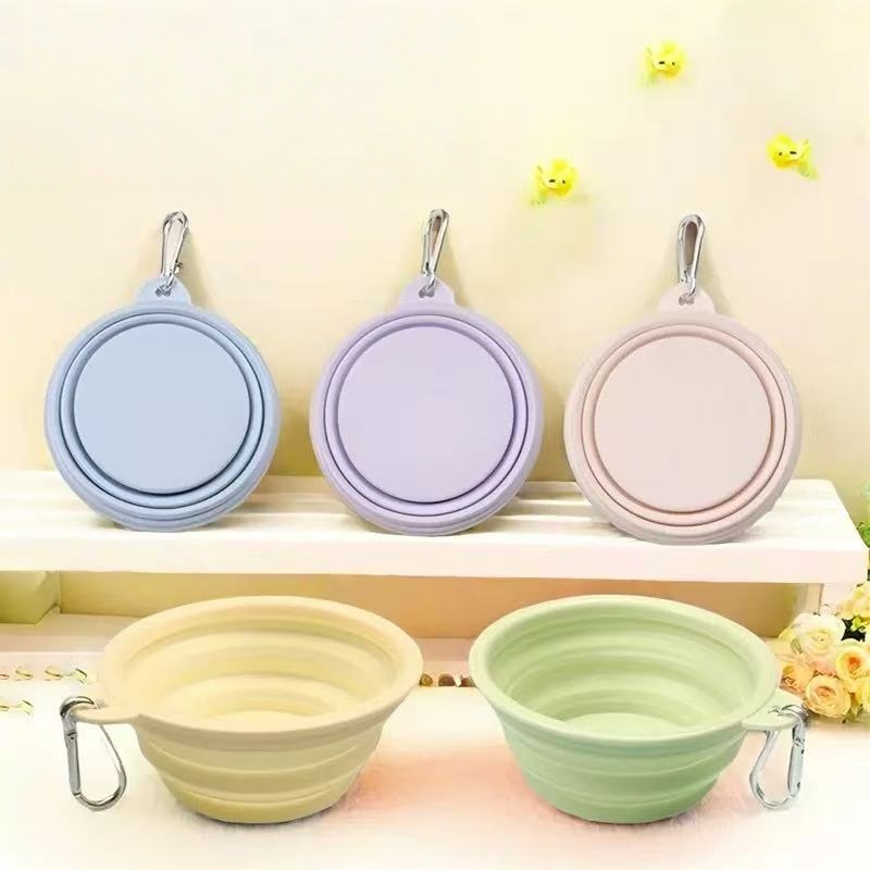 Baby Food Cat - Foldable Pet Bowl, Portable Travel Water