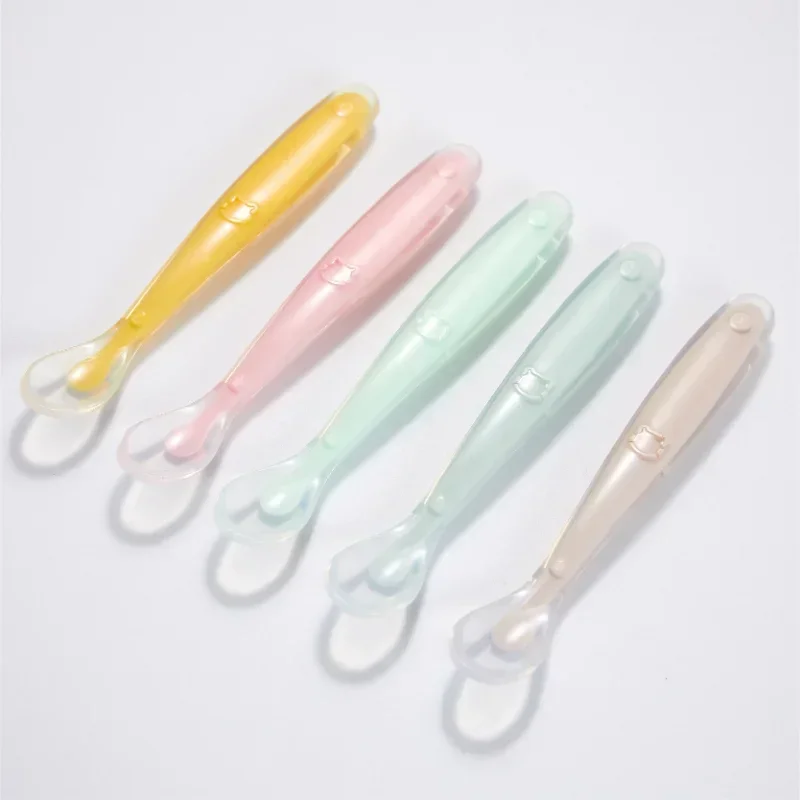 Baby Food Tray - Soft Silicone Baby Spoon Toddler Complementary