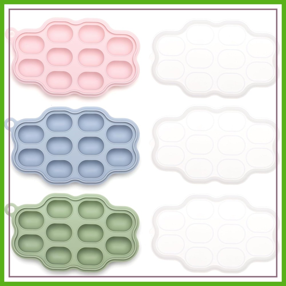 Baby Food Homemade - Silicone Nibble Freezer Tray (3 Pack),