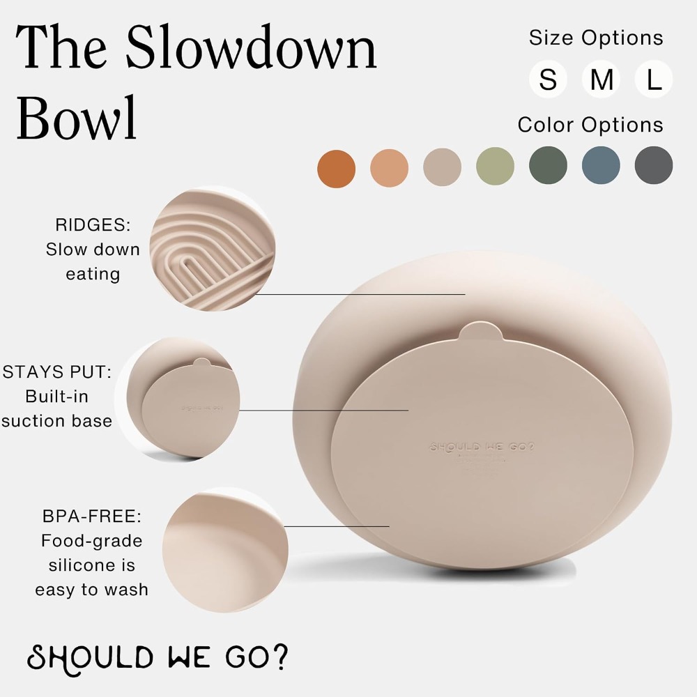 Slow Feeder Dog Bowl - Medium  - Silicone Suction Bowl recensione e prezzo