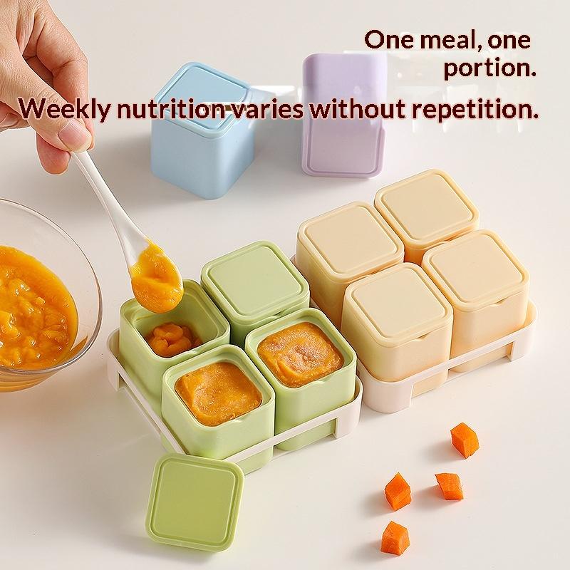 4 Grids Baby Food Storage Cont - Baby Food Homemade recensione e prezzo