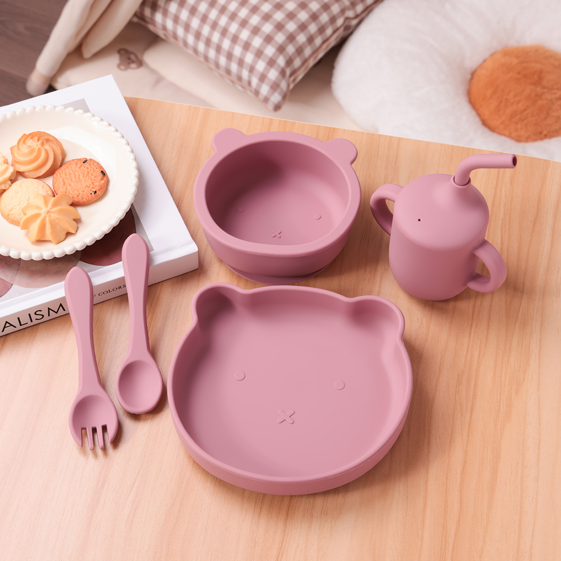 Color Kids 5PCS Silicone Feedi - Baby Food Tray recensione e prezzo