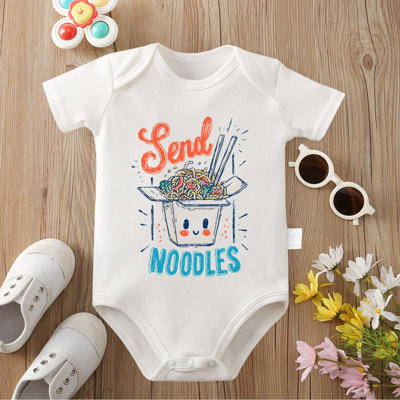 100% Cotton Onesie Summer Food - Baby Food Intake recensione e prezzo