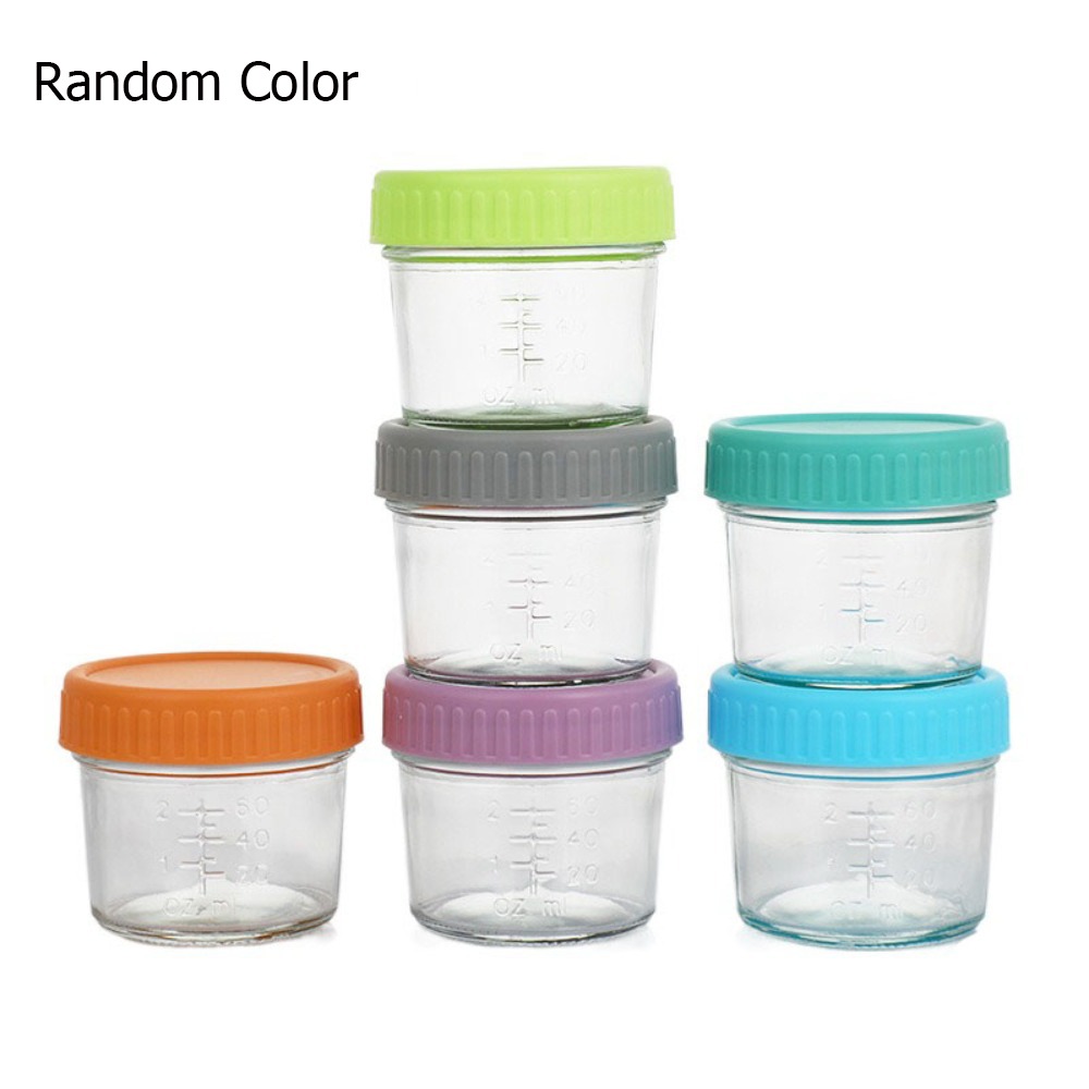 6pcs Mason Jar Glass Baby Food - Baby Food Glass Containers recensione e prezzo