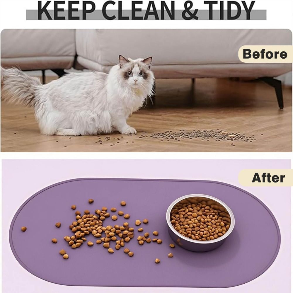Durable Silicone Pet Food Mat  - Baby Food Cat recensione e prezzo