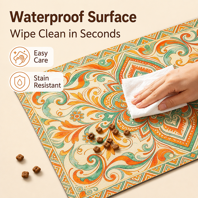 Bohemian Pet Feeding Mat Water - Baby Food Cat recensione e prezzo