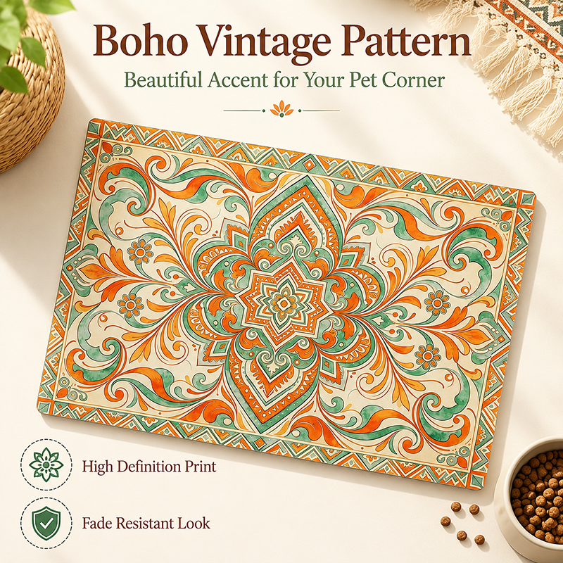 Bohemian Pet Feeding Mat Water - Baby Food Cat recensione e prezzo