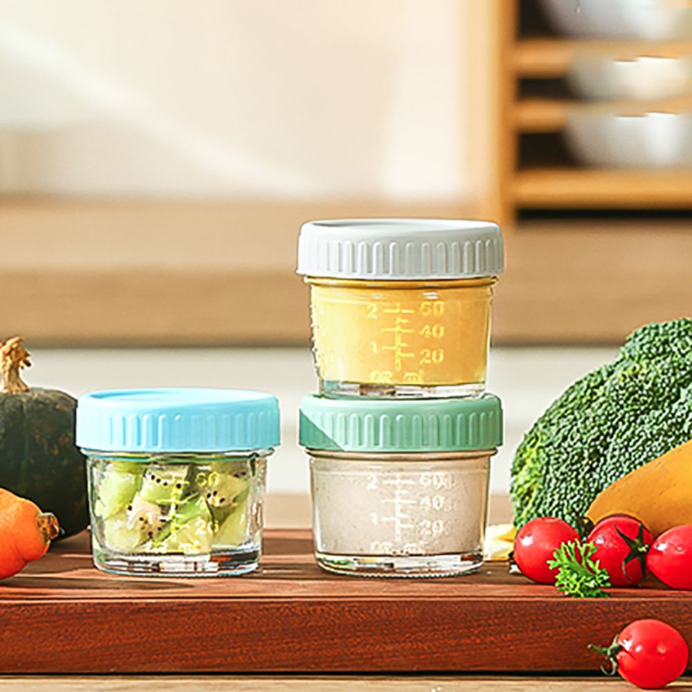 6pcs Mason Jar Glass Baby Food - Baby Food Glass Containers recensione e prezzo