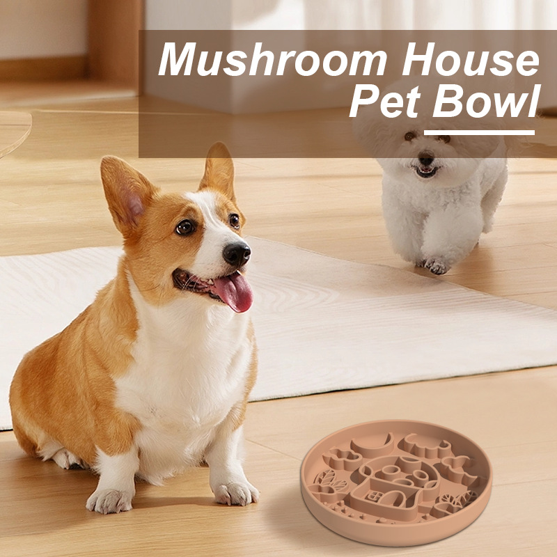 New Mushroom Dog Slow Food Bow - Silicone Suction Bowl recensione e prezzo