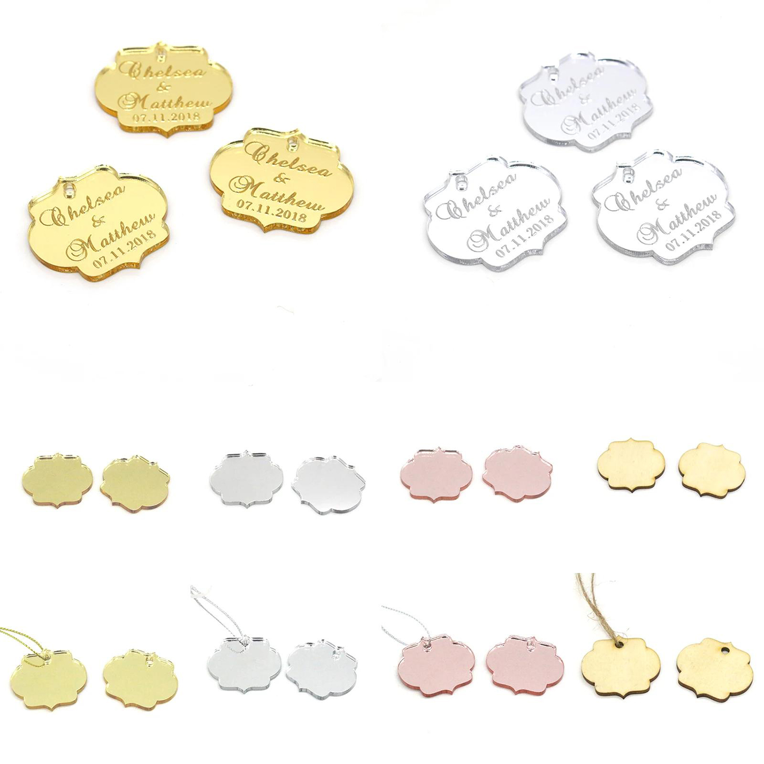 20/50/100Pcs Custom Wedding Pa - Baby 1 Year Food recensione e prezzo