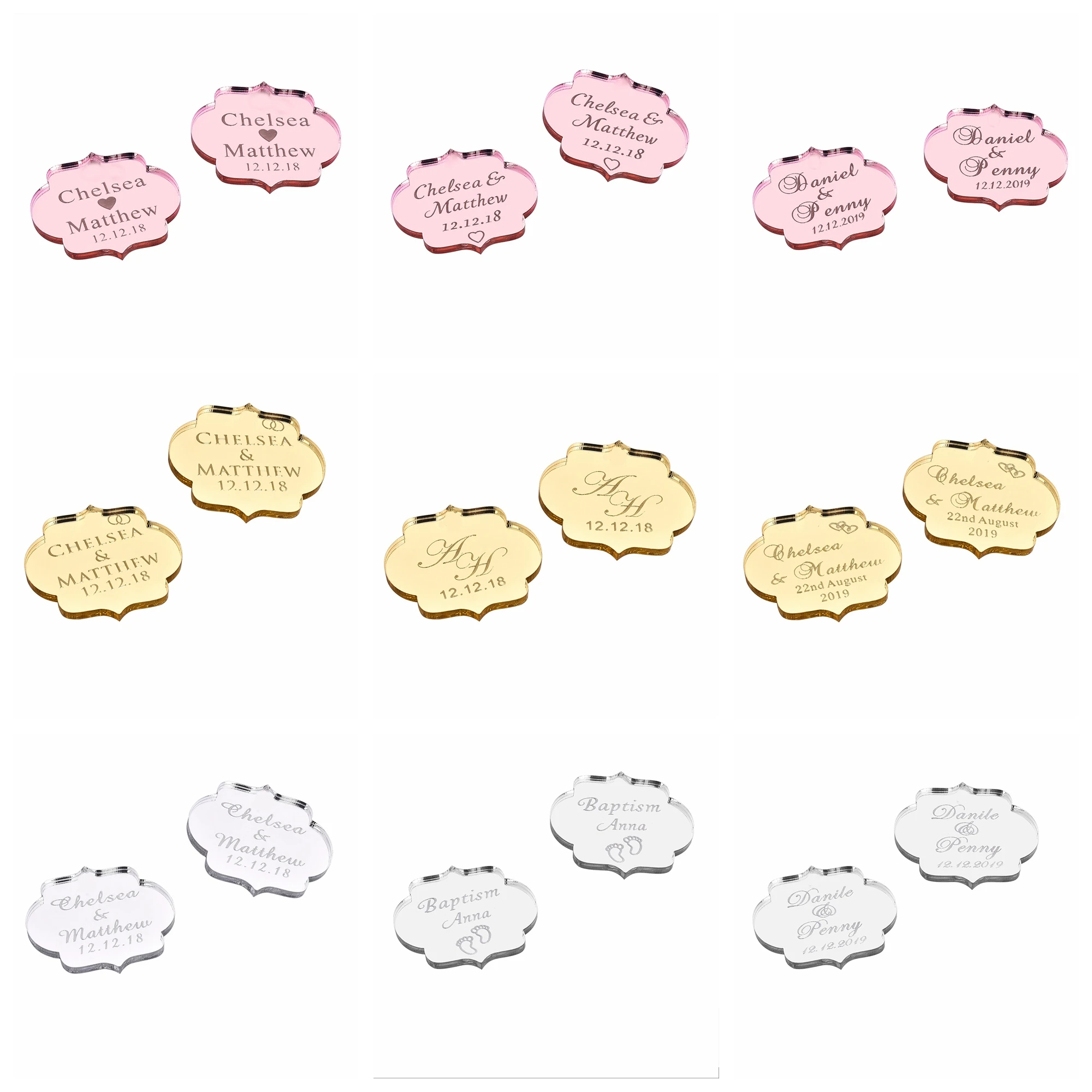 20/50/100Pcs Custom Wedding Pa - Baby 1 Year Food recensione e prezzo