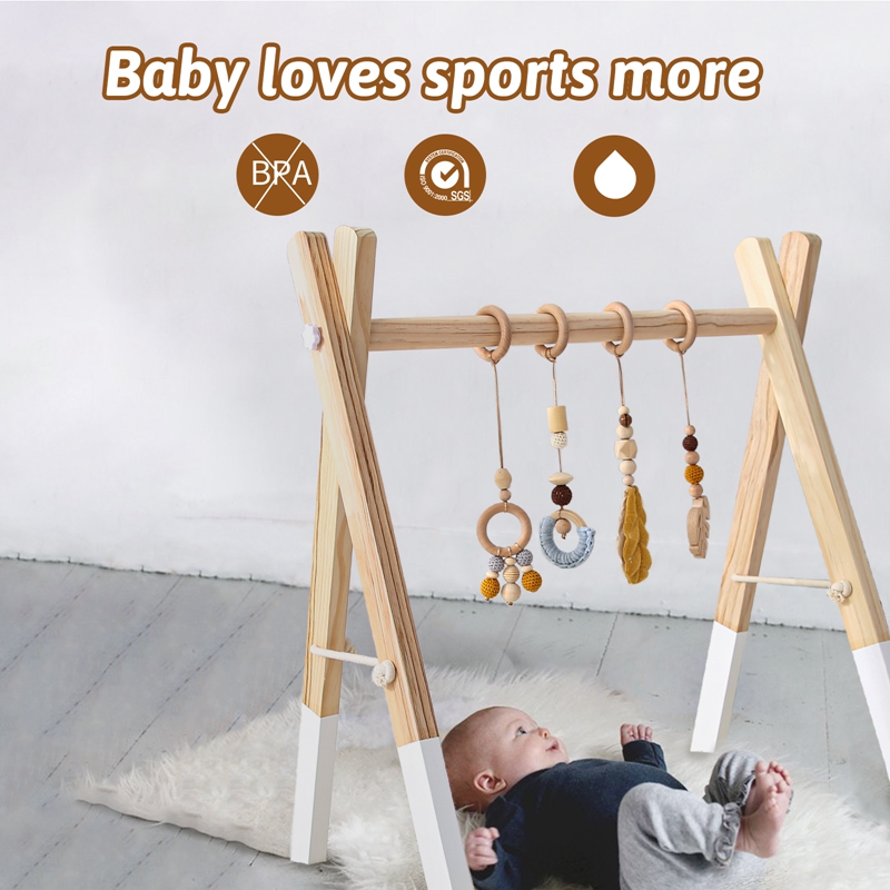 1set Wooden Baby Play Gym Anim - Baby Food Quantity recensione e prezzo
