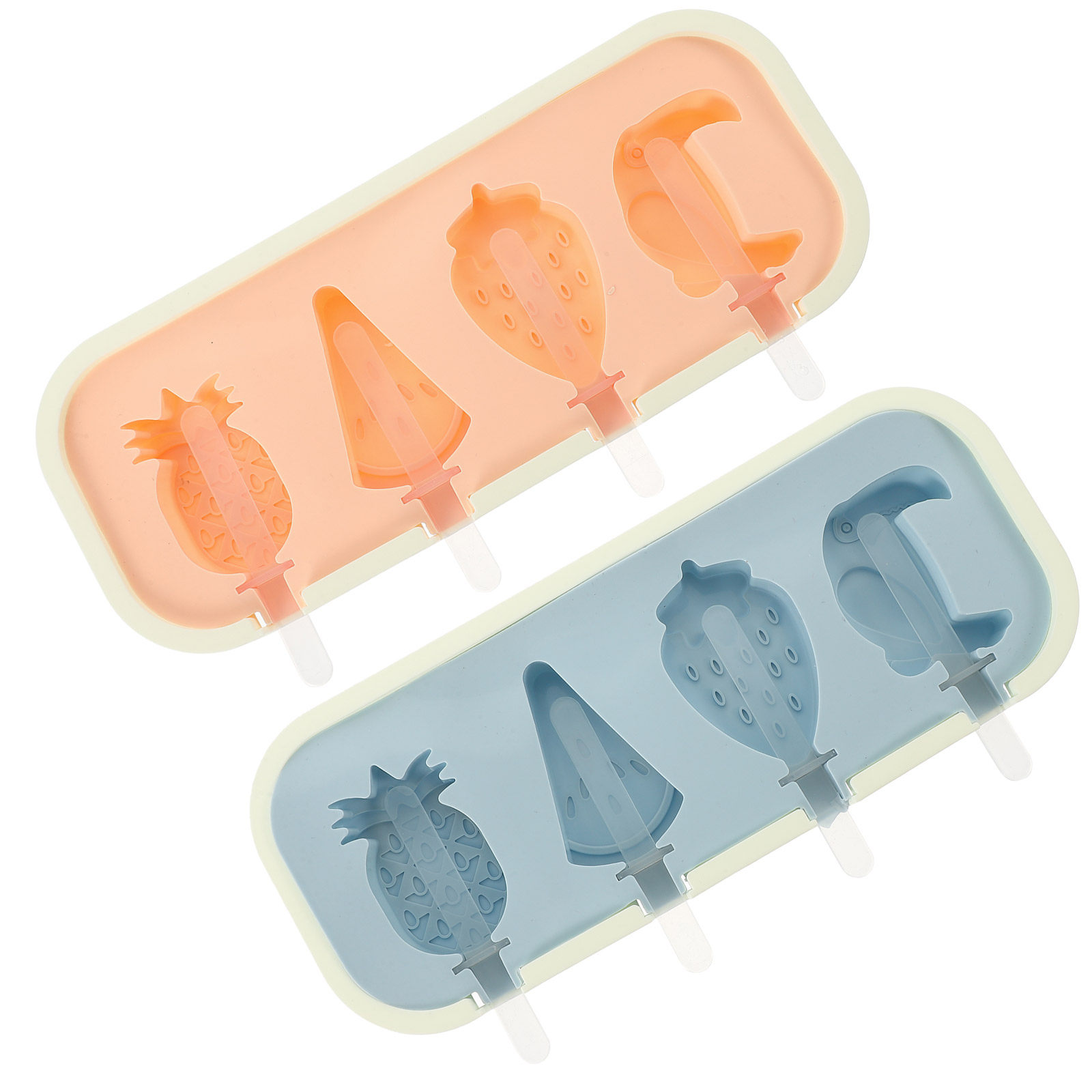 2Pcs Cartoon Fruit Silicone Ic - Baby Food Homemade recensione e prezzo