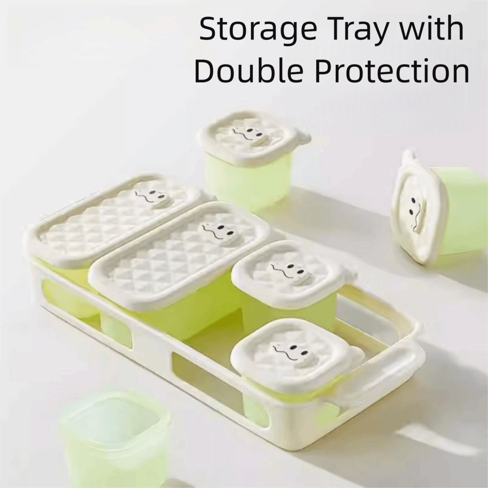 3/4/6 Grid Design Baby Food Fr - Baby Food Tray recensione e prezzo