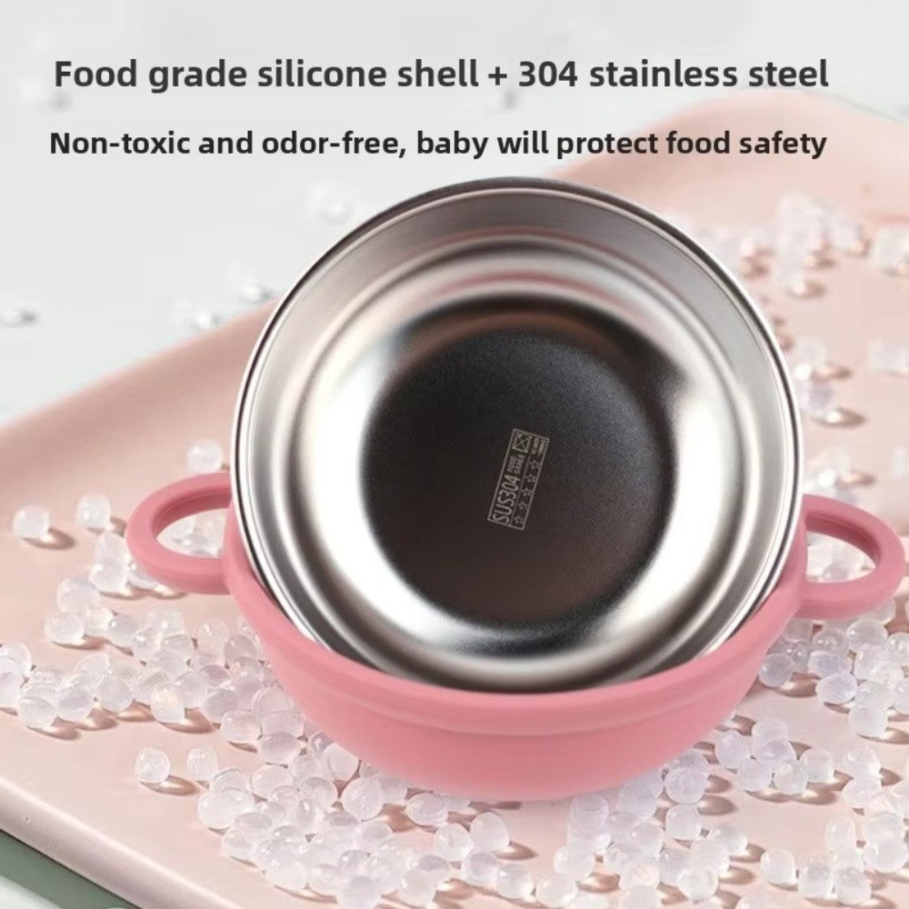 304 Stainless Steel Baby Feedi - Silicone Suction Bowl recensione e prezzo