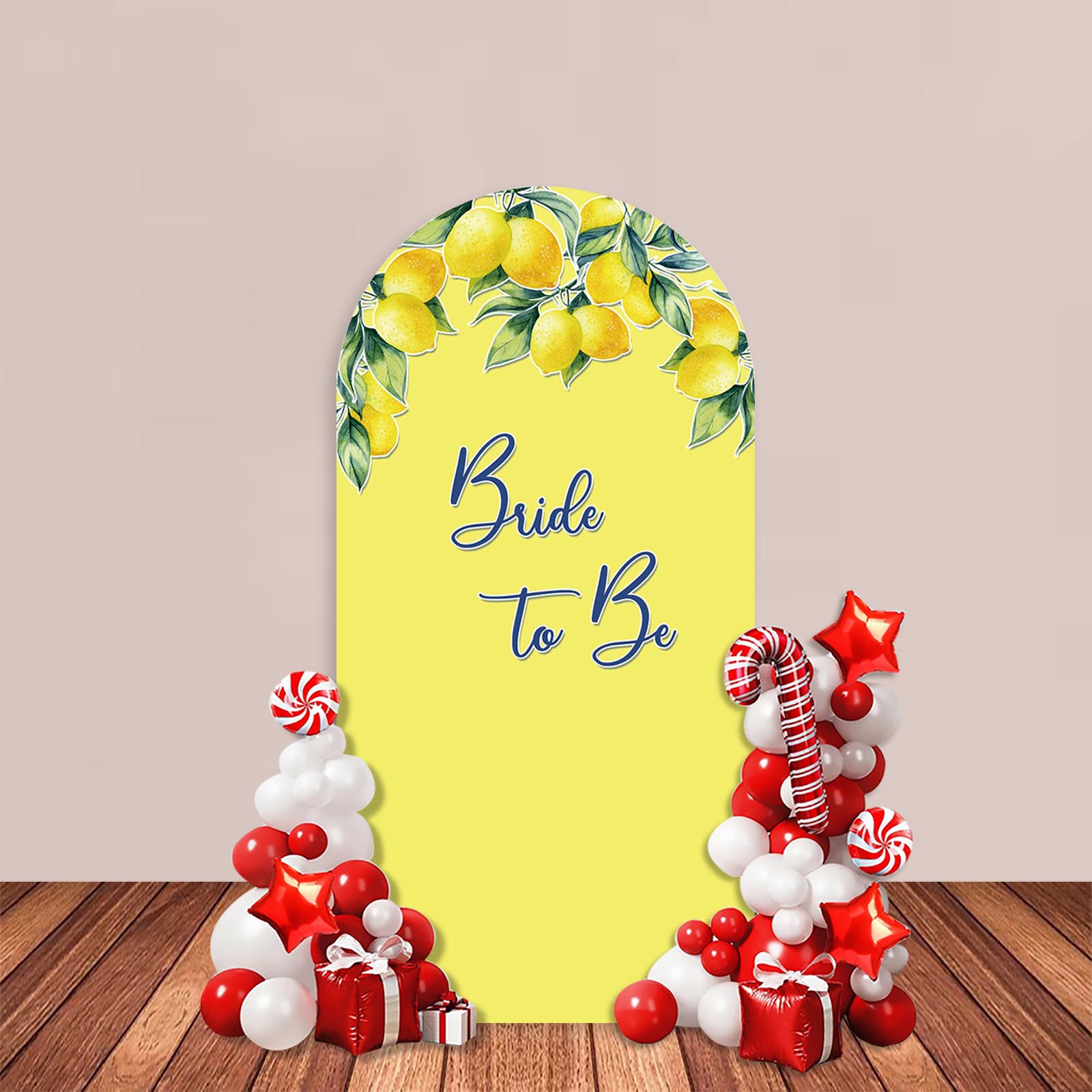 Lemon Bride to Be Arch Backdro - Baby Food Yellow recensione e prezzo