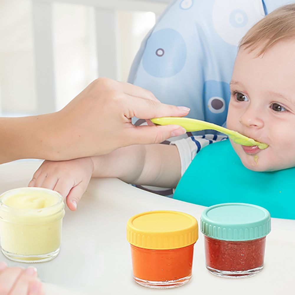 6pcs Glass Baby Food Jar Reusa - Baby Food Glass Containers recensione e prezzo