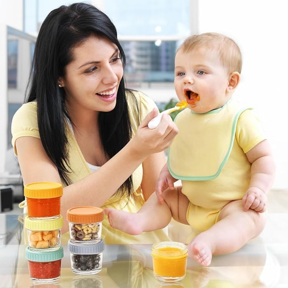 6pcs Glass Baby Food Jar Reusa - Baby Food Jar recensione e prezzo