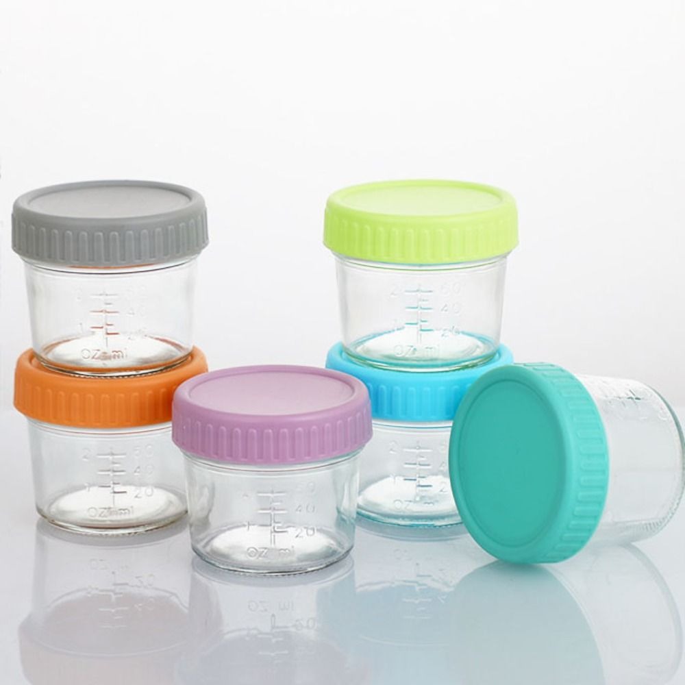 6pcs Glass Baby Food Jar Reusa - Baby Food Jar recensione e prezzo