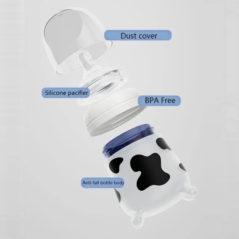 Baby Silicone Feeding Bottle I - Baby Food Glass Containers recensione e prezzo