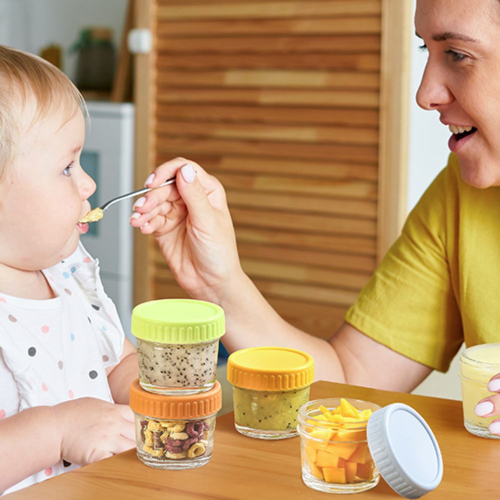 6pcs Multipurpose Glass Baby F - Baby Food Glass Containers recensione e prezzo
