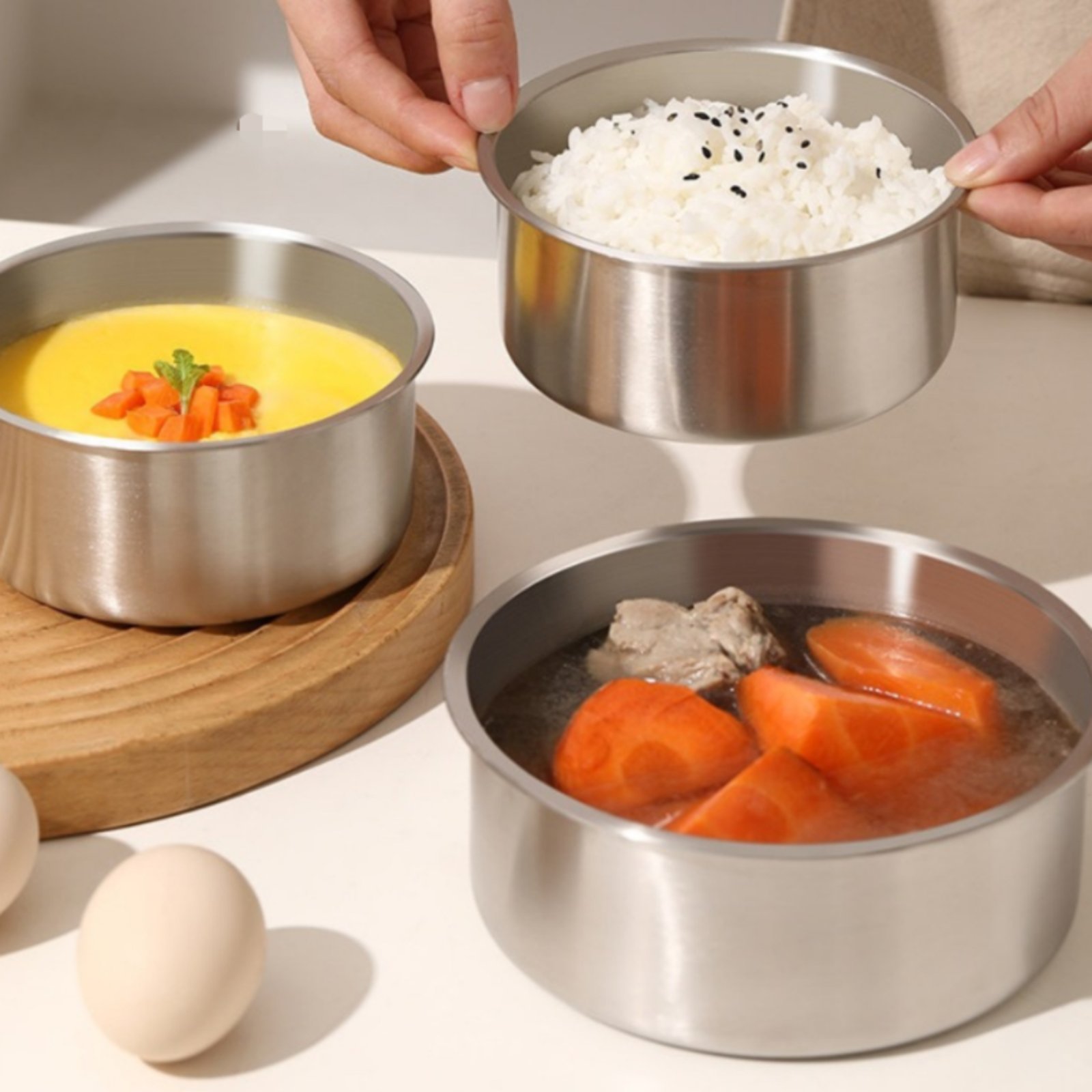 Egg Steamer Bowl Large Capacit - Baby Food Steamer Baby Safe recensione e prezzo
