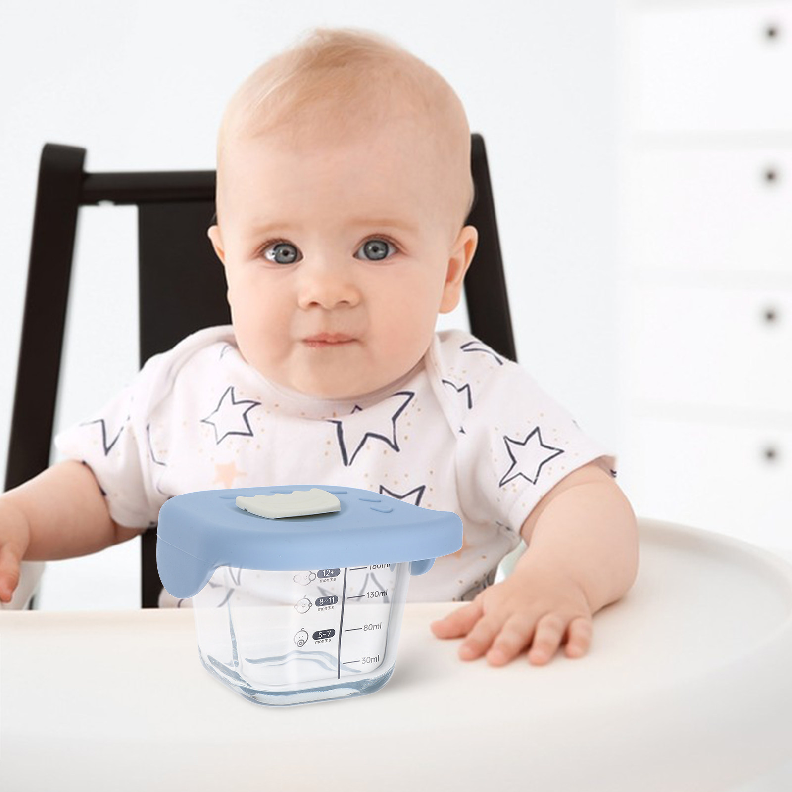 Clear Glass Baby Feeding Bowl  - Baby Food Glass Containers recensione e prezzo