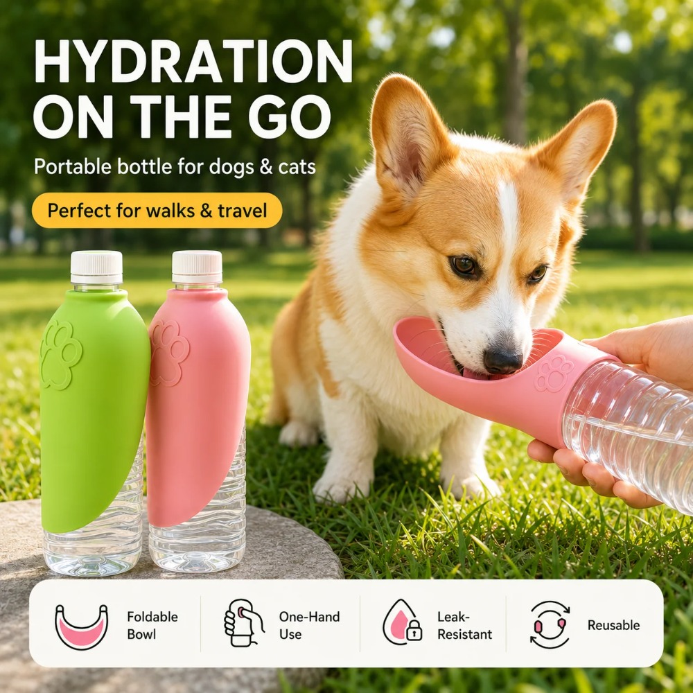 Portable Pet Feeding Water Bow - Baby Food Cat recensione e prezzo