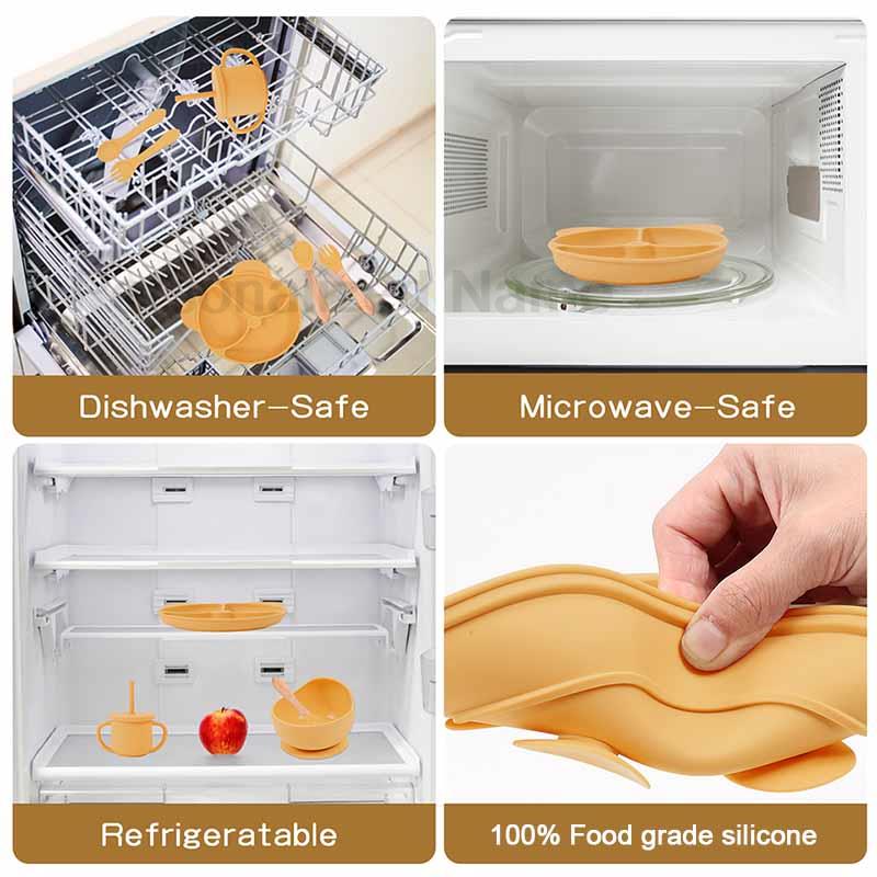 Feeding Set Silicone For Baby  - Silicone Suction Bowl recensione e prezzo