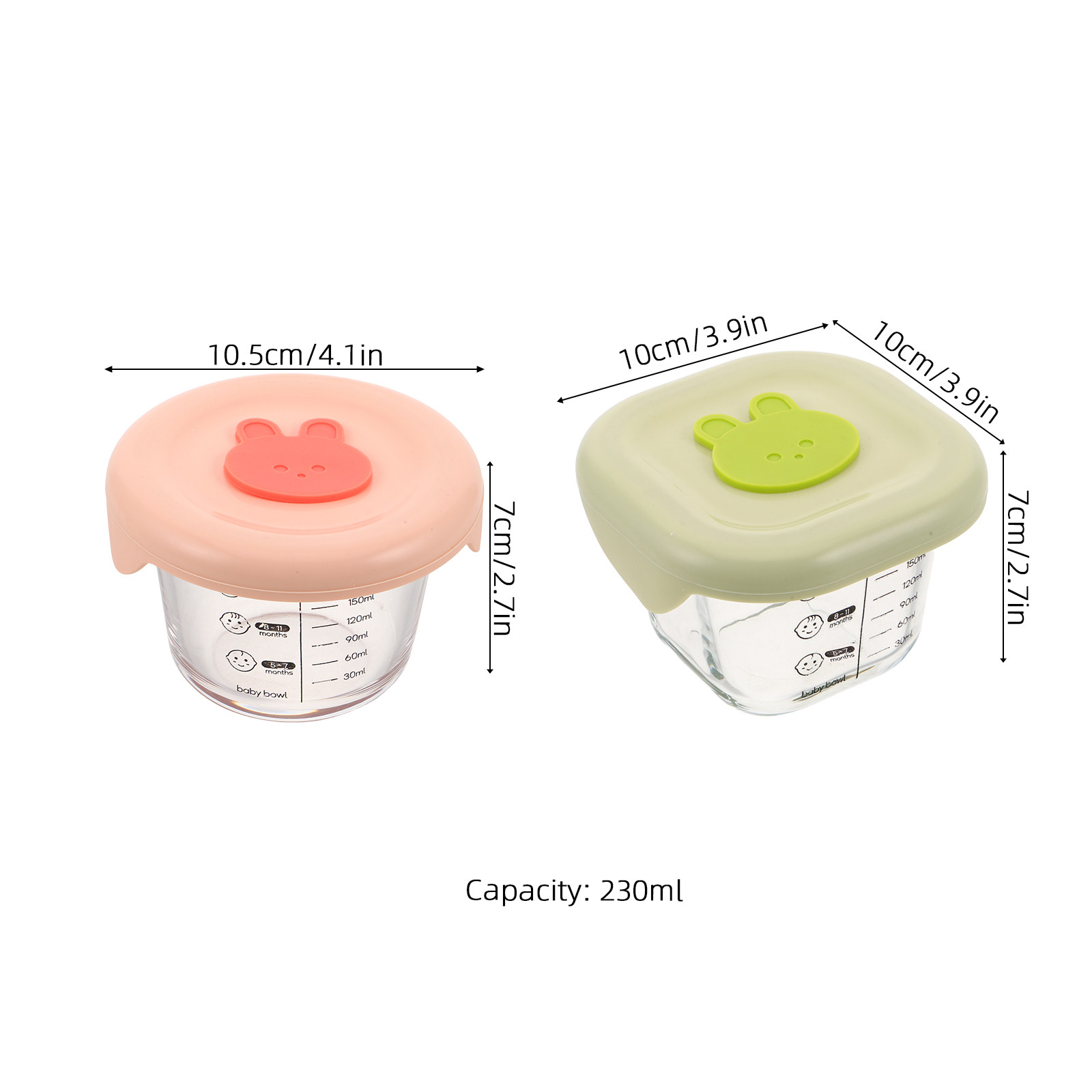 2Pcs Reusable Baby Food Storag - Baby Food Jar recensione e prezzo