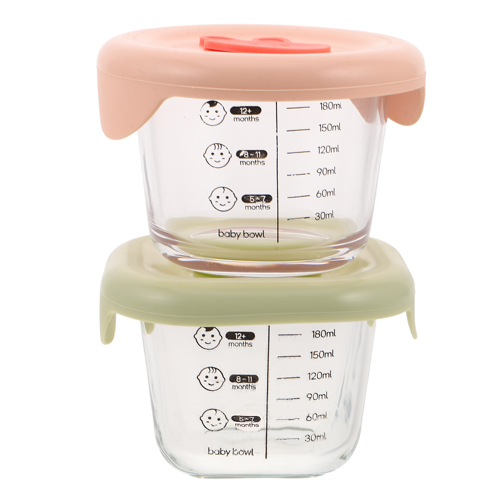2Pcs Baby Food Storage Contain - Baby Food Glass Containers recensione e prezzo