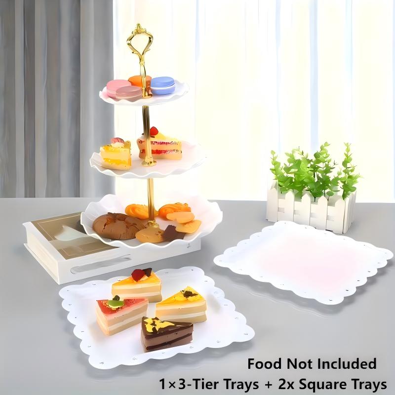 1/3/4/5PCS Decorative Food Tra - Baby Food Quantity recensione e prezzo