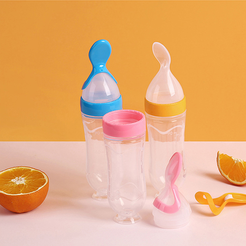 Squeezing Feeding Bottle Silic - Baby Food Jar recensione e prezzo