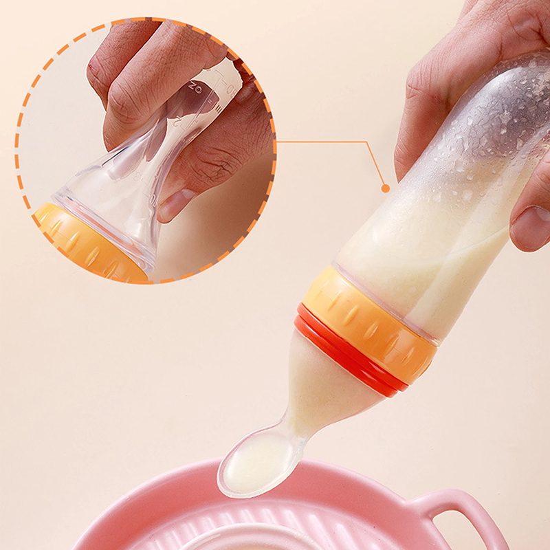 Squeezing Feeding Bottle Silic - Baby Food Jar recensione e prezzo