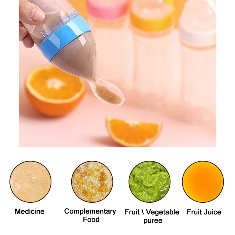 Squeezing Feeding Bottle Silic - Baby Food Jar recensione e prezzo