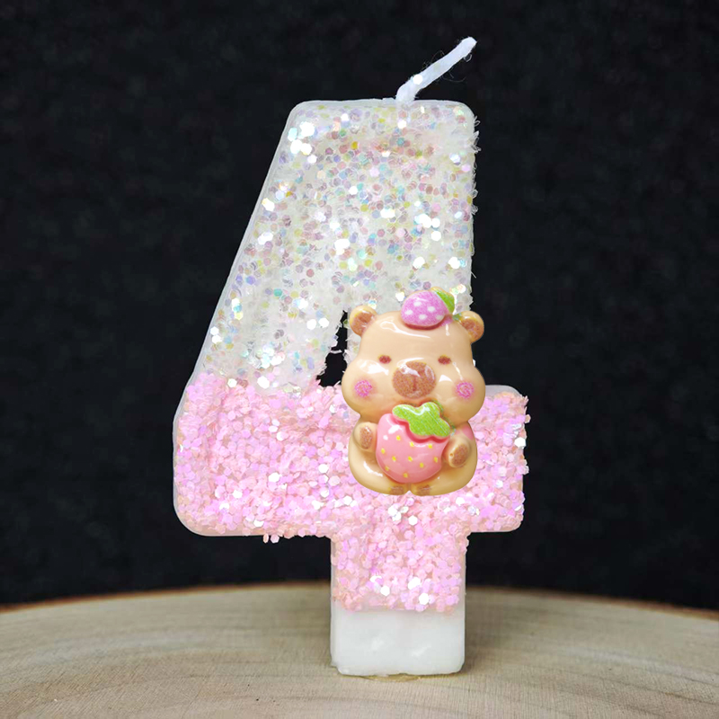 New Capybara Candles Cake Deco - Baby 1 Year Food recensione e prezzo