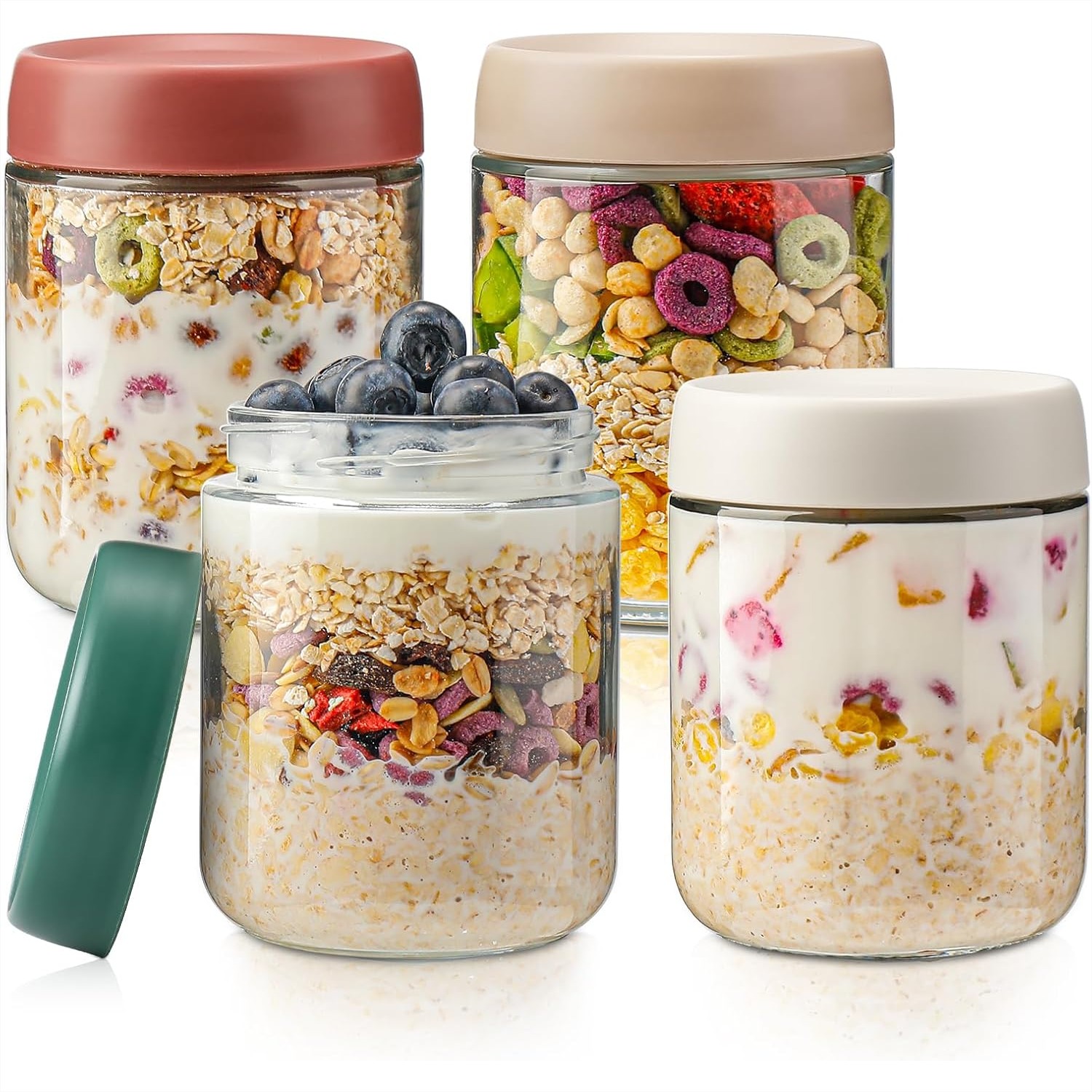 Glass Overnight Oats Container - Baby Food Jar recensione e prezzo