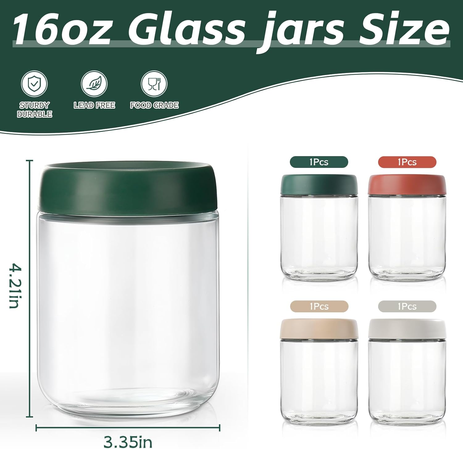 Glass Overnight Oats Container - Baby Food Jar recensione e prezzo