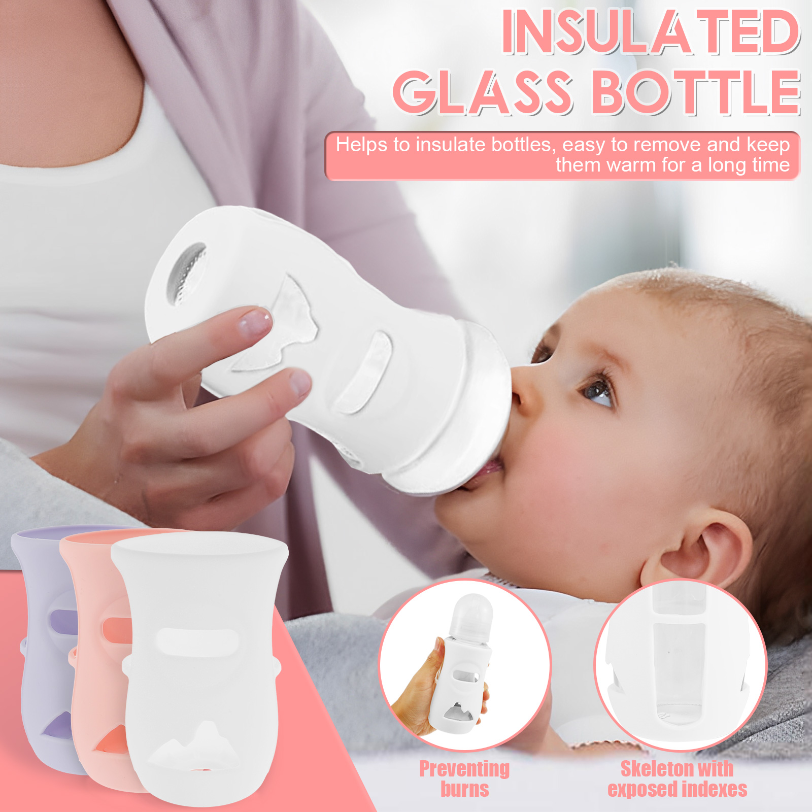 Silicone Sleeves Silicone Baby - Baby Food Jar recensione e prezzo