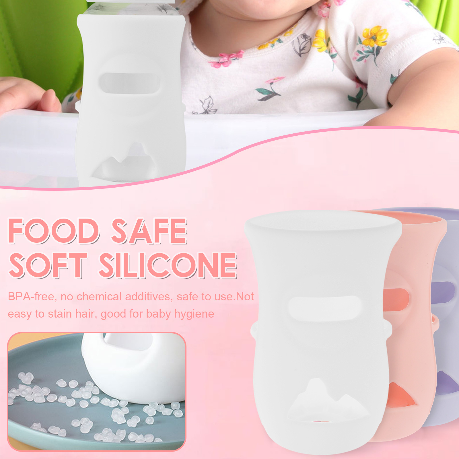 Silicone Sleeves Silicone Baby - Baby Food Jar recensione e prezzo