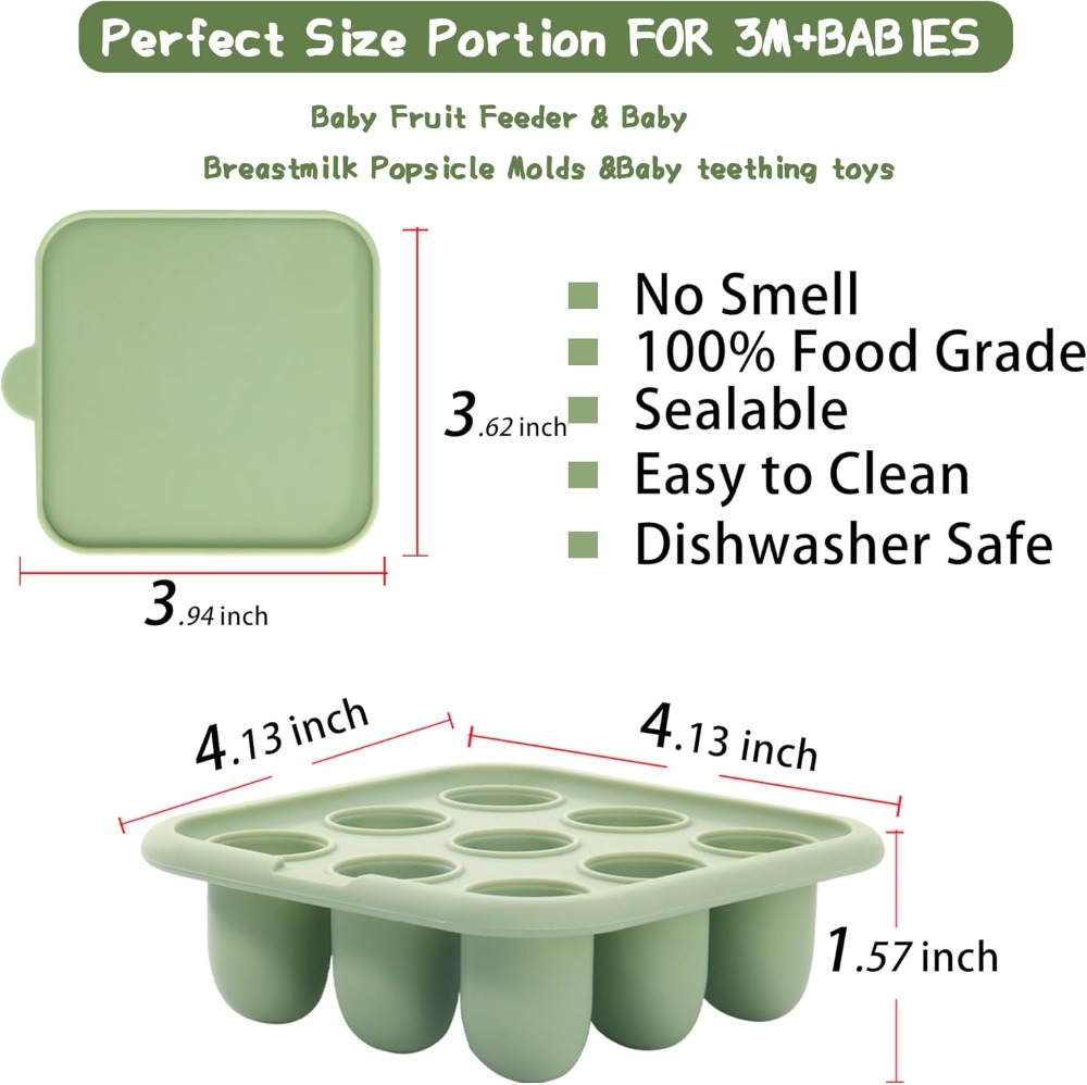 Silicone Baby Food Freezer Tra - Baby Food Homemade recensione e prezzo
