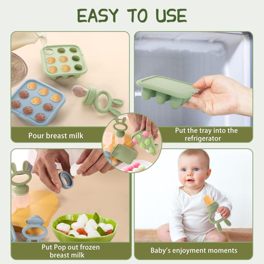 Silicone Baby Food Freezer Tra - Baby Food Homemade recensione e prezzo