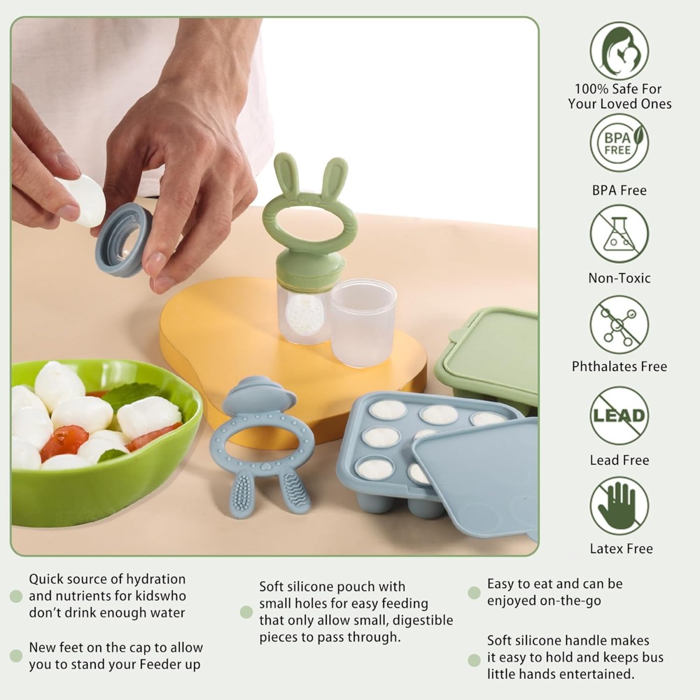 Silicone Baby Food Freezer Tra - Baby Food Homemade recensione e prezzo