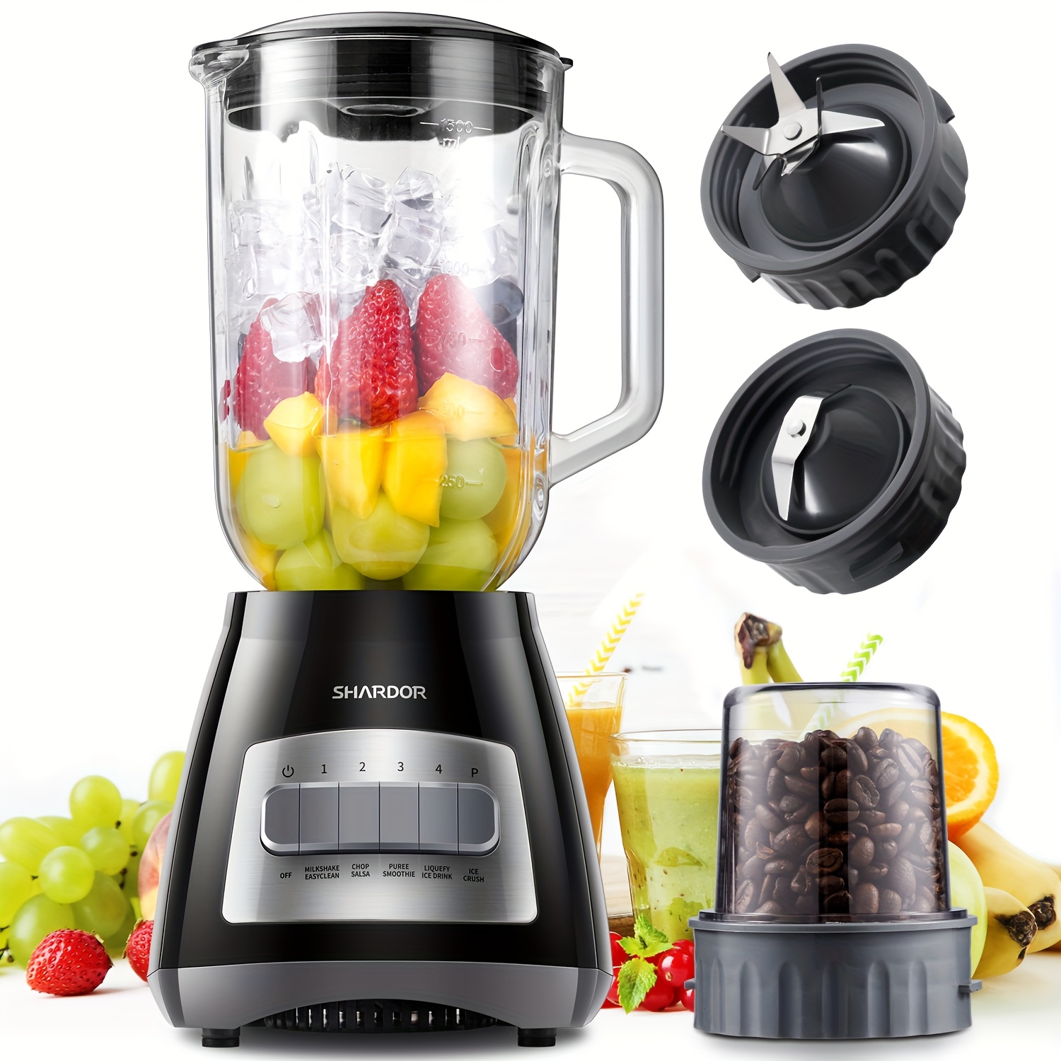 Smoothie Blender with 52 oz Gl - Baby Food Jar recensione e prezzo