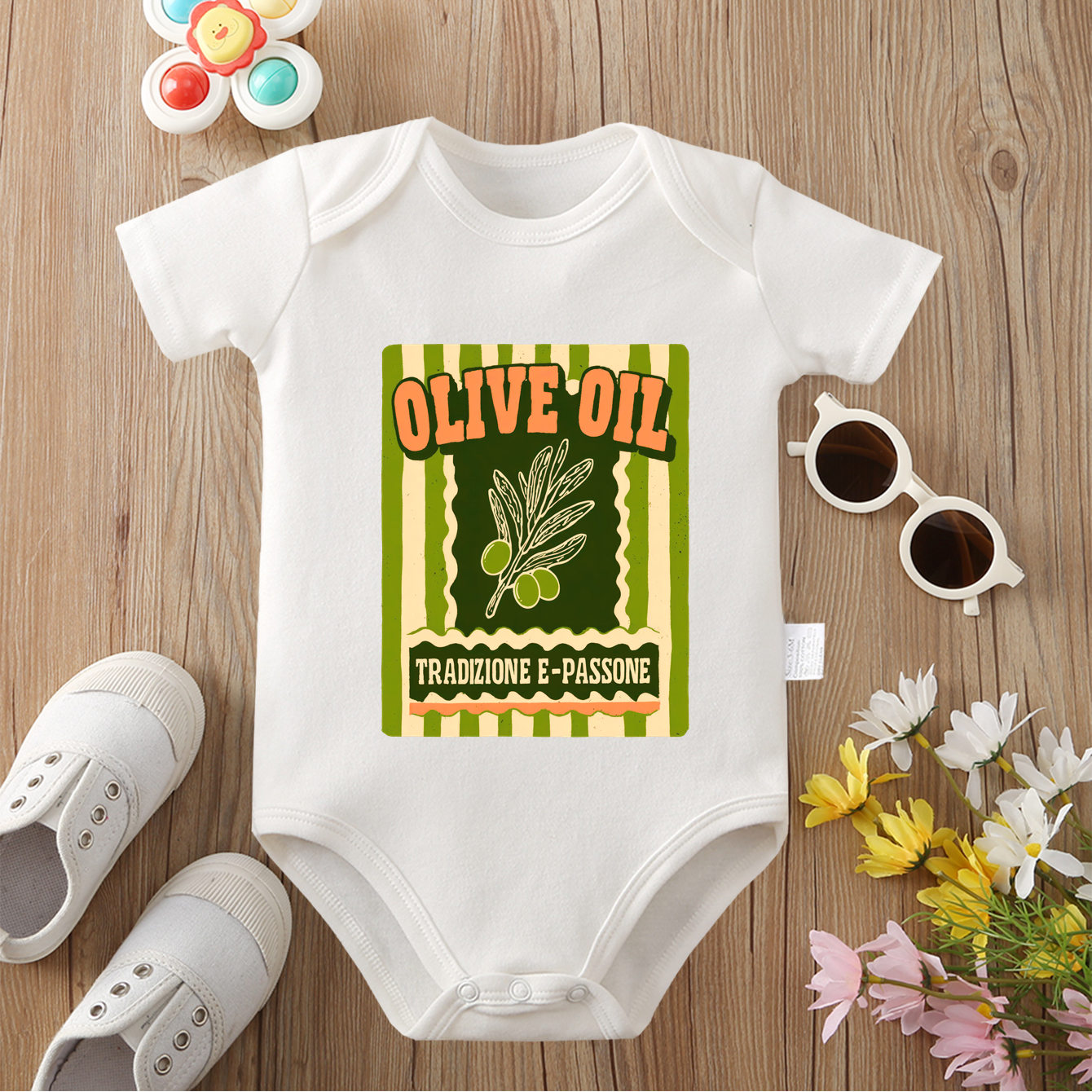 100% Cotton Onesie Summer Food - Baby Food Intake recensione e prezzo
